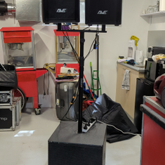 Hire AVE speakers X 2 + 15inch subwoofer package