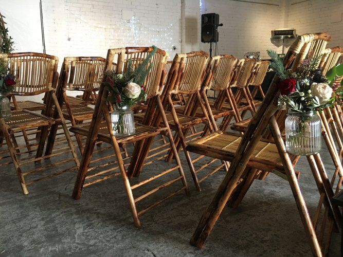 Hire BAMBOO FOLDING CHAIR, hire Chairs, near Ringwood image 2