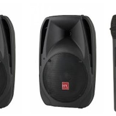 Hire PA System - 2x Speakers & 2x Wireless Microphones