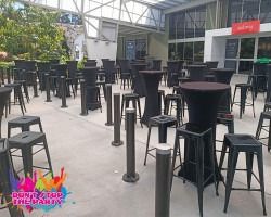 Hire Black Spandex/Lycra Cover - Suit Dry Bar, hire Tables, near Geebung