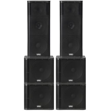 Hire 6000W QSC Loudspeaker System, hire Speakers, near Camperdown