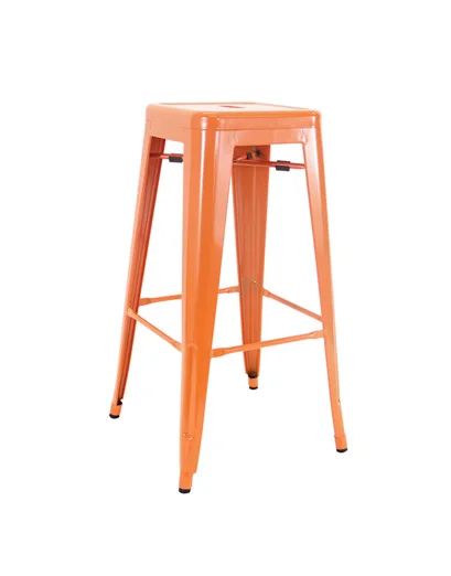 Hire Orange Tolix Stool, hire Chairs, near Wetherill Park