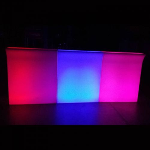 Hire Illuminated 3 Straight Bars, hire Glow Furniture, near Chullora