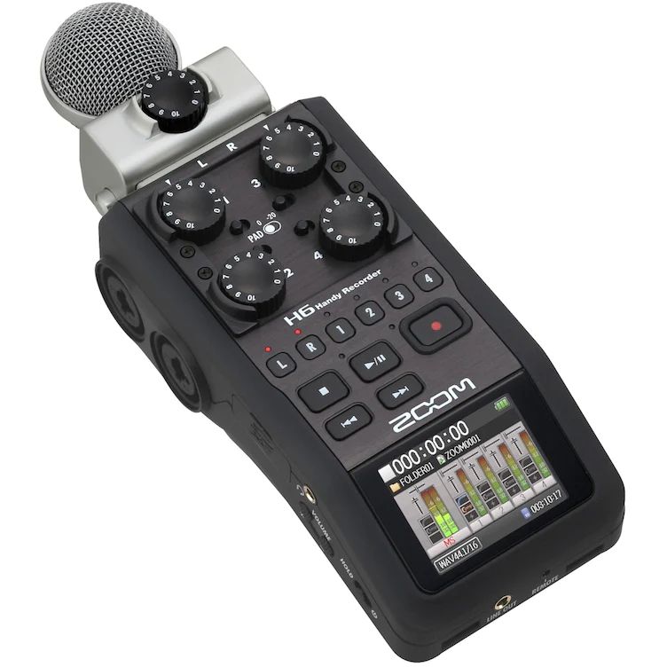 Hire Zoom H6 Handy Recorder, hire Microphones, near Alexandria