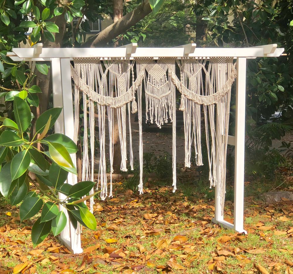 Hire Macrame Backdrop, hire Miscellaneous, near Seaforth