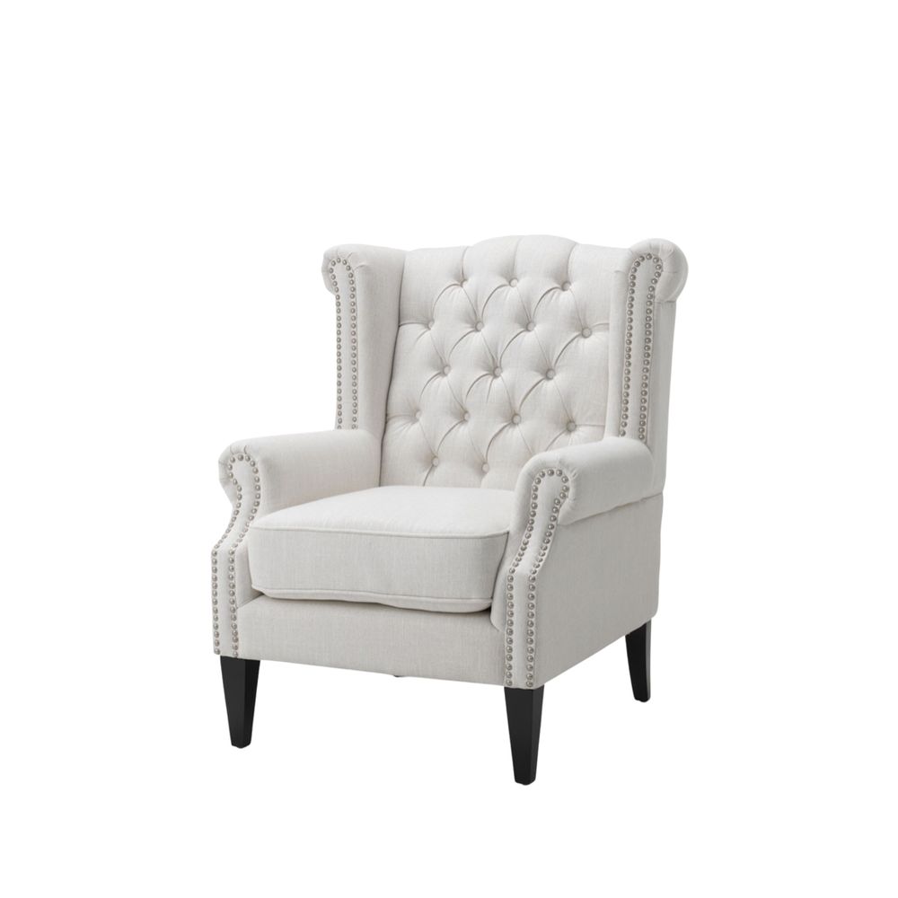 Hire FRENCH WINGBACK CHAIR WHITE, hire Chairs, near Brookvale image 1