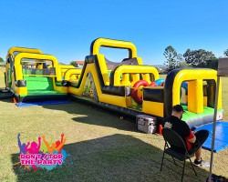 Hire 35 Mtr Toxic Inflatable Obstacle Course, hire Jumping Castles, near Geebung