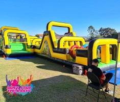 Hire 35 Mtr Toxic Inflatable Obstacle Course, in Geebung, QLD