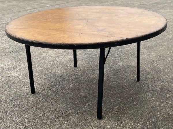 Hire Round Industrial Wooden Cable Reel Table, in Underwood, QLD