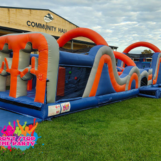 Hire Plain Combo Jumping Castle and Slide