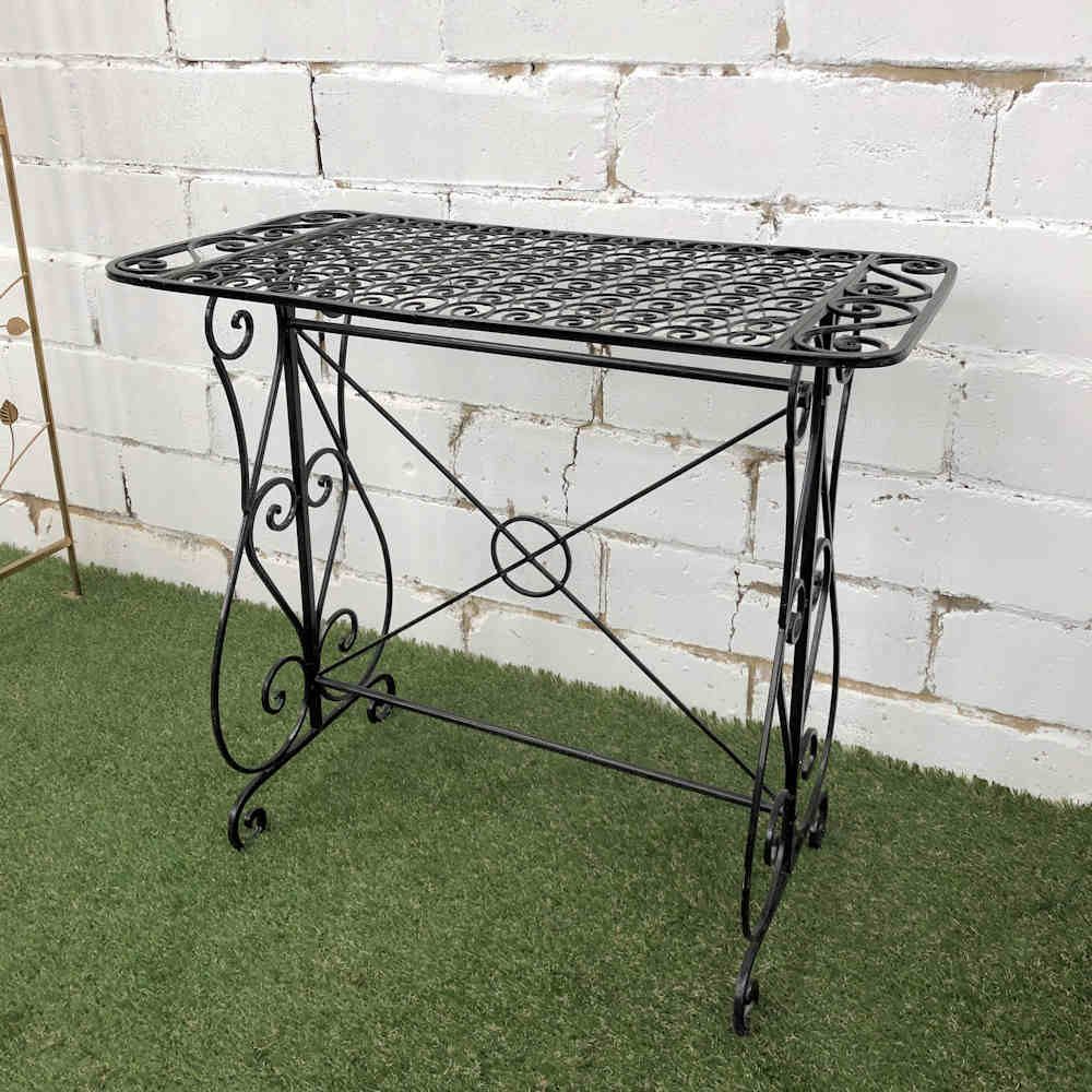 Hire BLACK GARDEN SIGNING TABLE, hire Tables, near Cheltenham image 1