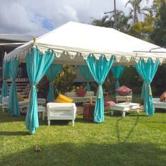 Hire Luxury Marquee Turquoise 6x4m