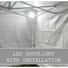 Hire LED Spot Light Cool White 38w Hire, in Ingleburn, NSW