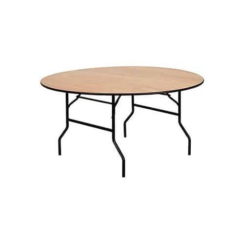 Hire Wooden Round Tables Hire 6 Feet, hire Tables, near Riverstone image 1