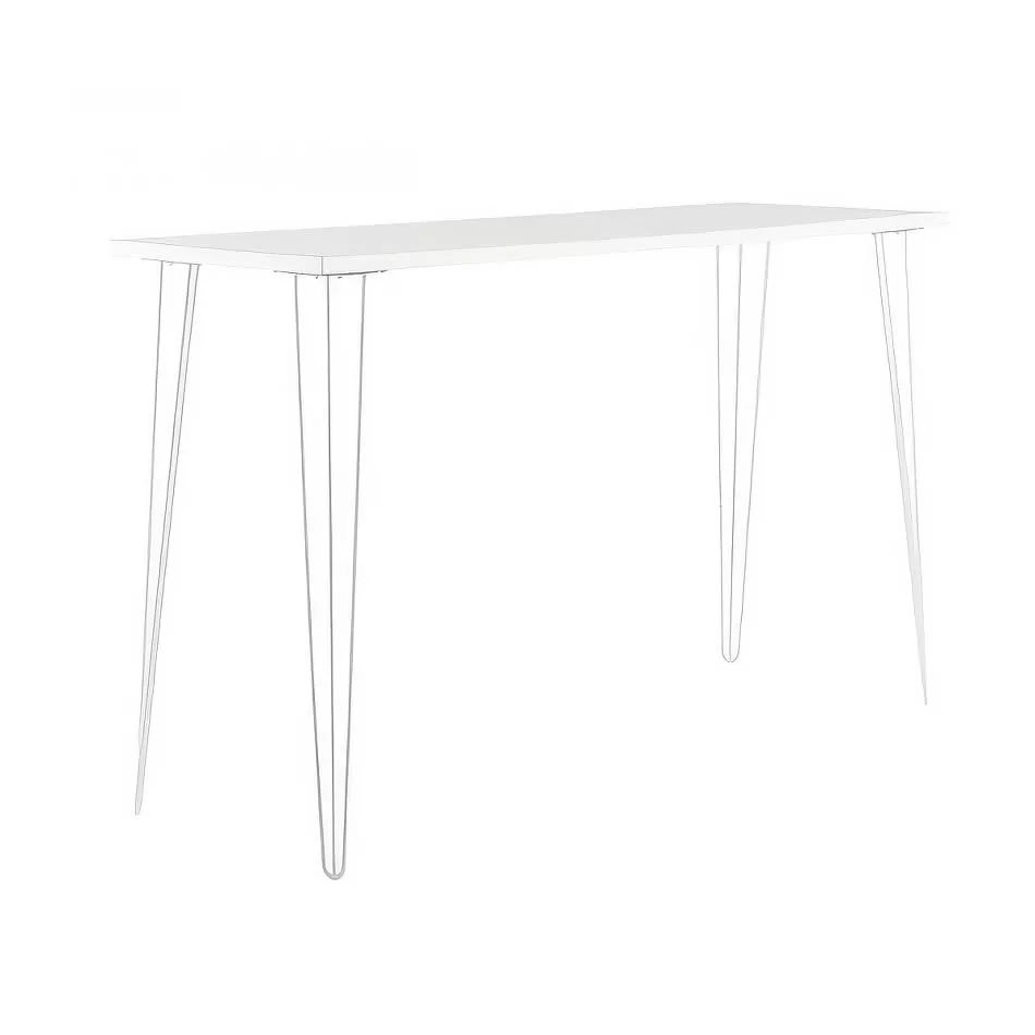 Hire White Hairpin High Bar Table With White Top Hire, hire Tables, near Wetherill Park