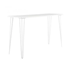 Hire White Hairpin High Bar Table With White Top Hire, in Wetherill Park, NSW