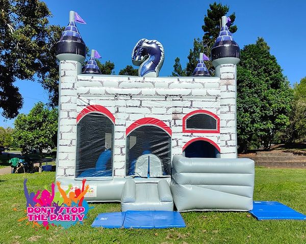 Hire Colourful Combo Jumping Castle & Slide, from Don’t Stop The Party