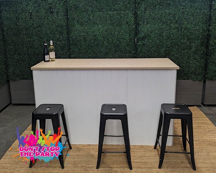 Hire VJ Panel Drinks Bar - Black, hire Tables, near Geebung