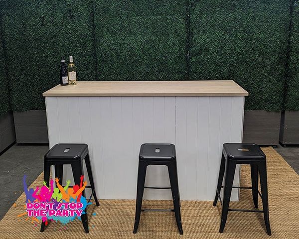 Hire VJ Panel Drinks Bar - Black, from Don’t Stop The Party