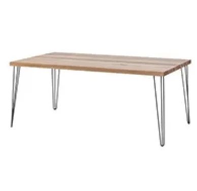 Hire Black Hairpin Banquet Table Hire – Timber Top