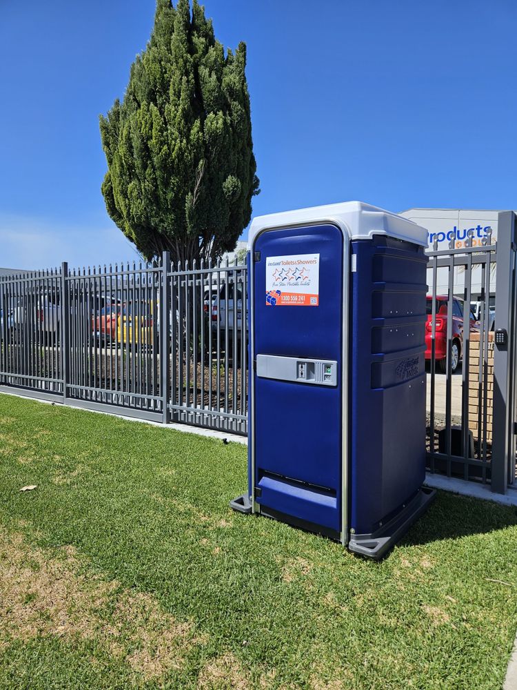 Hire Five Star Event Chemical Toilet with 240v LED lighting, hire Party Packages, near Landsdale