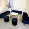 Hire Black Velvet Ottoman Bench Hire, hire Chairs, near Wetherill Park