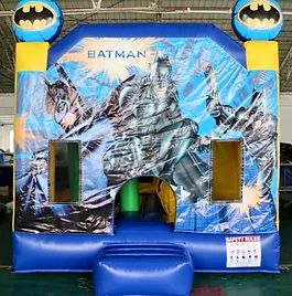 Hire Batman (3x4m) with slide and Basketball Ring inside, hire Jumping Castles, near Mickleham