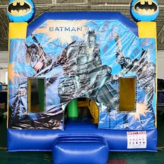 Hire Batman (3x4m) with slide and Basketball Ring inside