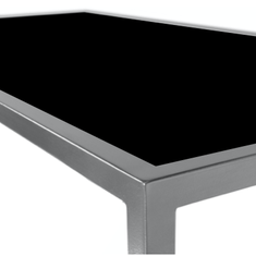Hire STAINLESS STEEL BAR TABLE WITH ACRYLIC TOP CUSTOMISE
