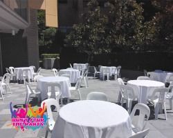 Hire Round Banquet Table 1200mm, hire Tables, near Geebung image 1