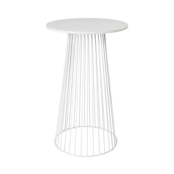 Hire White Wire Cocktail Table Hire, from Melbourne Party Hire Co
