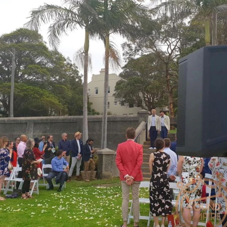 Hire PORTABLE WEDDING CEREMONY SOUND SYSTEM, hire Speakers, near Carlton image 2