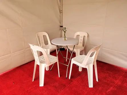 Hire Chair Bistro White Plastic, hire Chairs, near Ingleburn image 1