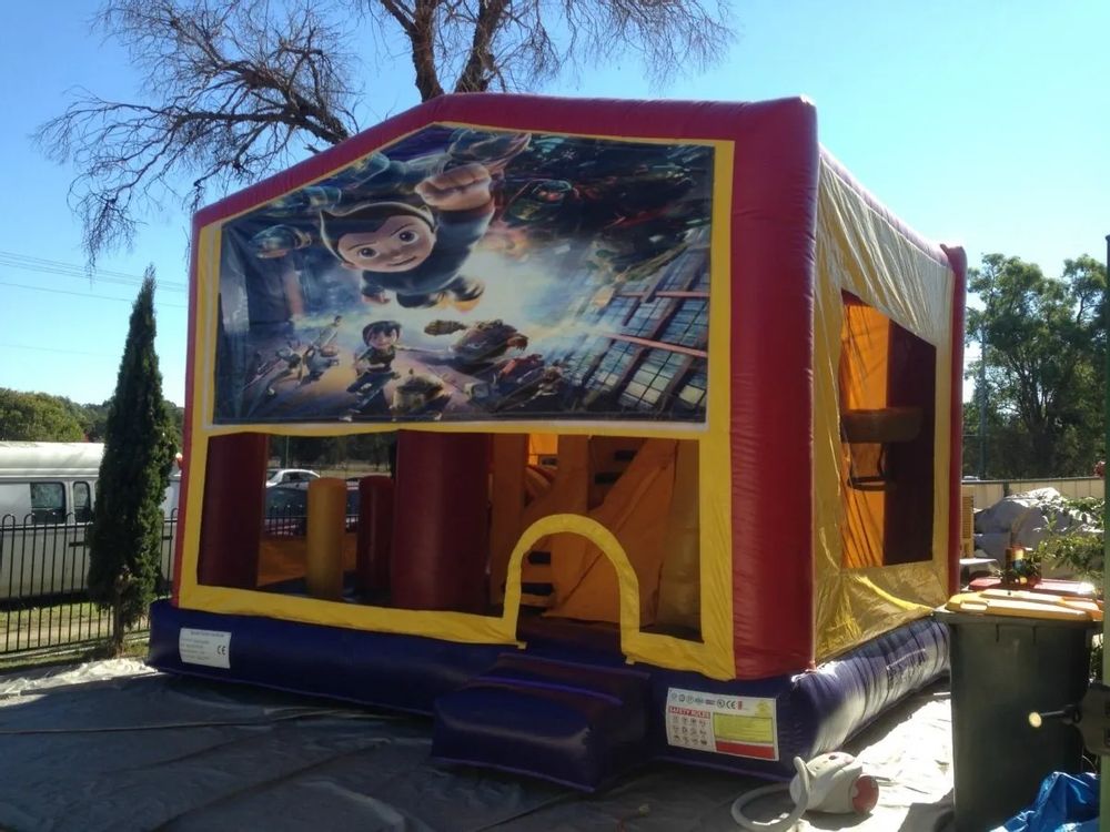 Hire ASTRO BOY JUMPING CASTLE WITH SLIDE, hire Jumping Castles, near Doonside