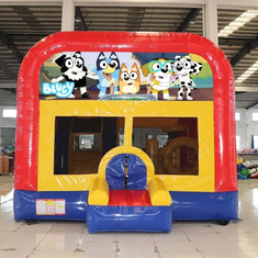 Hire BLUEY JUMPING CASTLE WITH SLIDE