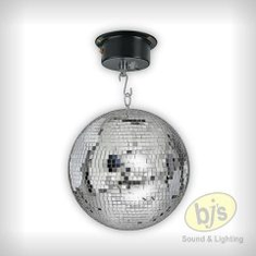 Hire 12″ MIRROR BALL WITH MOTOR
