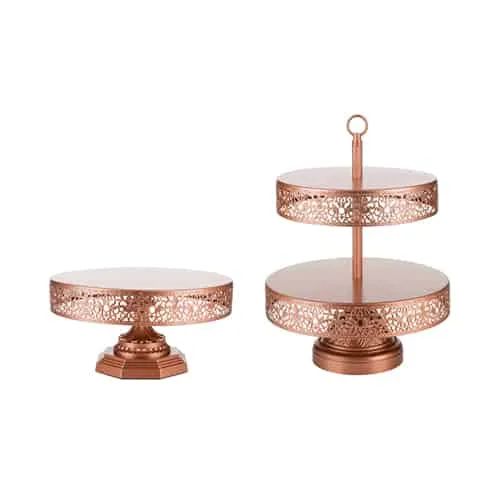 Hire Rose Gold Cake Set Hire, hire Events Package, near Riverstone image 1