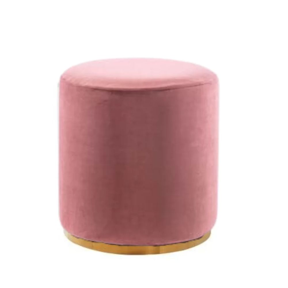 Hire Pink Velvet Ottoman Stool Hire, hire Chairs, near Wetherill Park image 2