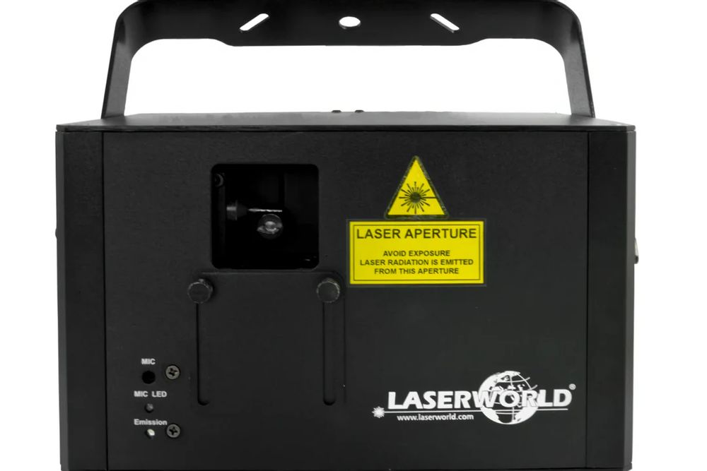 Hire Laserworld CS-1000RGB mkII Analogue Laser Projector 1000mW, hire Party Lights, near Beresfield image 2