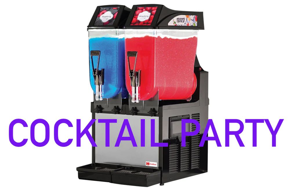 Hire Cocktail Party Pack, hire Slushie Machines, near Beresfield