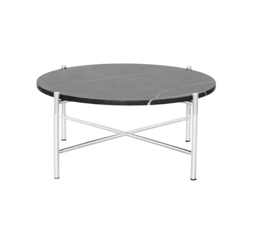 Hire White Cross Coffee Table Hire – Black Top, hire Tables, near Wetherill Park