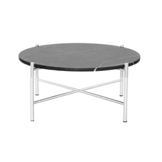 Hire White Cross Coffee Table Hire – Black Top