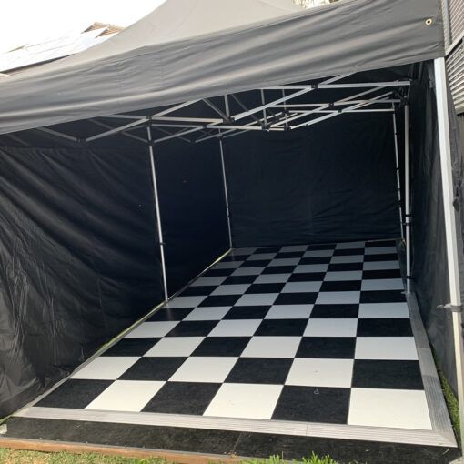 Hire Black Pop-Up Marquee with Walls, hire Marquee, near Chullora