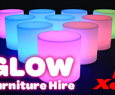 Hire Glow Cylinder Seats - Package 5