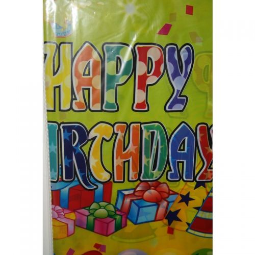 Hire Happy birthday table cloth for 1800mm Table, hire Miscellaneous, near Chullora