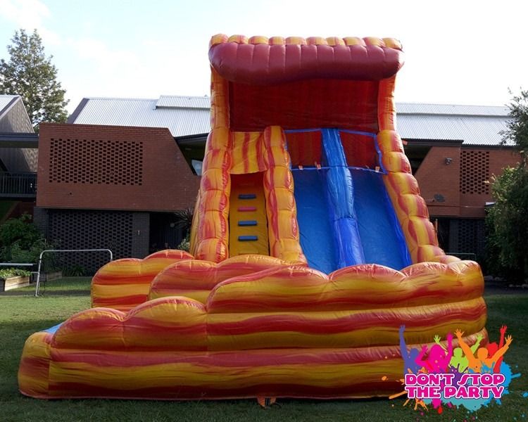 Hire Red Marble Water Slide, hire Jumping Castles, near Geebung