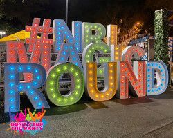 Hire LED Light Up Letter - 120cm - L, hire Party Lights, near Geebung image 2