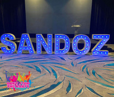 Hire LED Light Up Letter - 120cm - F