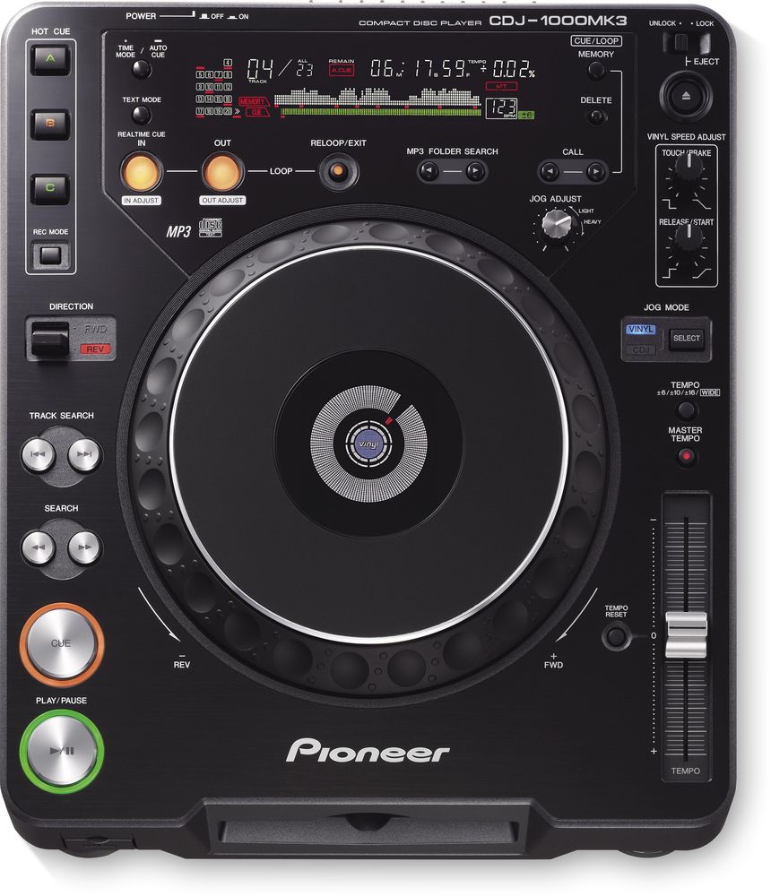 Hire PIONEER CDJ-1000MK3 Pro cd player, hire DJ Decks, near Collingwood image 1