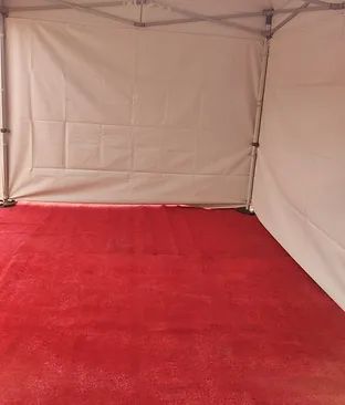 Hire Marquee Flooring - Red Artificial Turf Carpet - Various Size - Per SQM